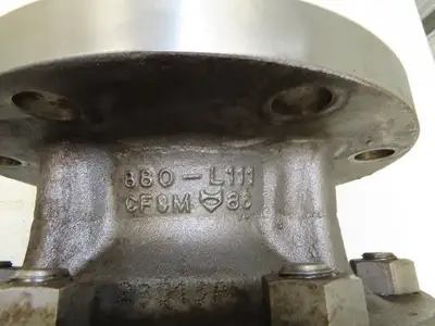 Neles Jamesbury Stainless 6" Flanged Ball Valve 316SS 150psi Pneumatic Actuator