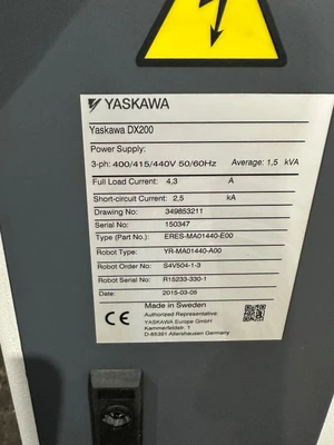 YASKAWA / MOTOMAN MA1440 ROBOTIC WELDING CELL
