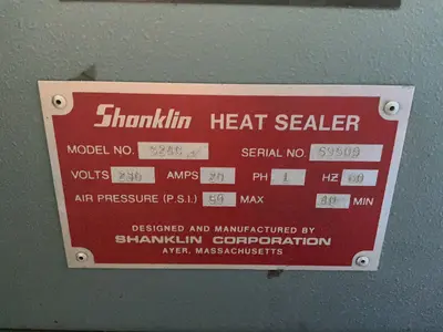 Used SHANKLIN S24C Shrink Tunnels Ohio US | HGR 24 #1315044