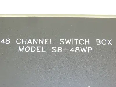 Vibra Metrics SB-48WP 48 Channel Switch Control Box W/Two Inputs