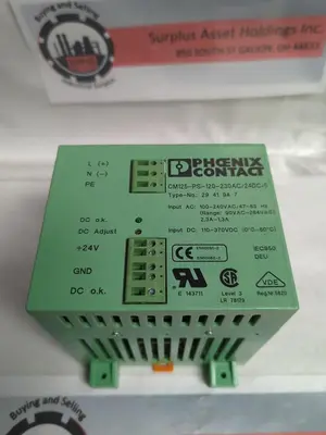 USED PHOENIX CONTACT CM 125-PS-120-230AC/24DC/5