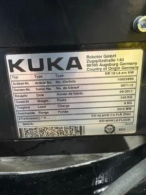 KUKA KR 16 L8 ARC Robots | ESS Industrial Equipment Sales (6)