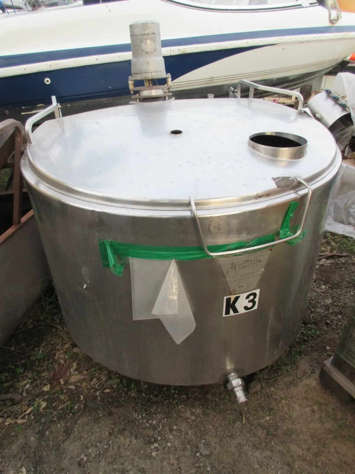 Sunset #MCR200U10, Refrigerated milk cooler w/milk master agitator drive