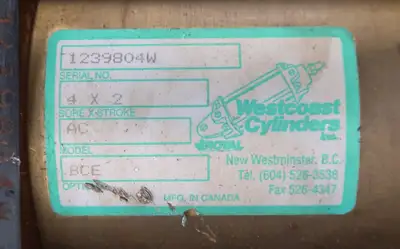 USED WESTCOAST CYLINDERS AC