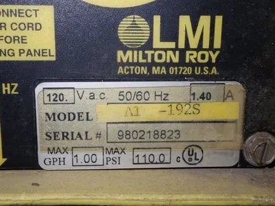 USED LMI MILTON ROY A1192S