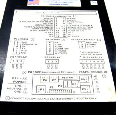 NEW OMEGA ENGINEERING DP41-S-R PANEL METER DP41SR