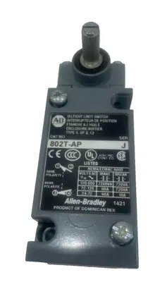 ALLEN BRADLEY 802T-AP LIMIT SWITCH SER. J 802TAP NEW, SURPLUS