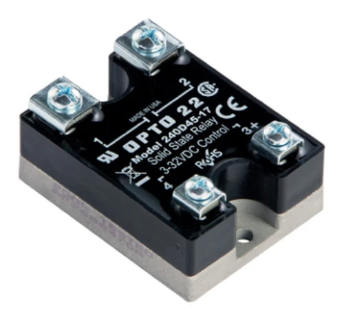 Opto 22 240D45-17 240 VAC, 45 Amp, DC Control Solid State Relay SSR, Replacement [New]