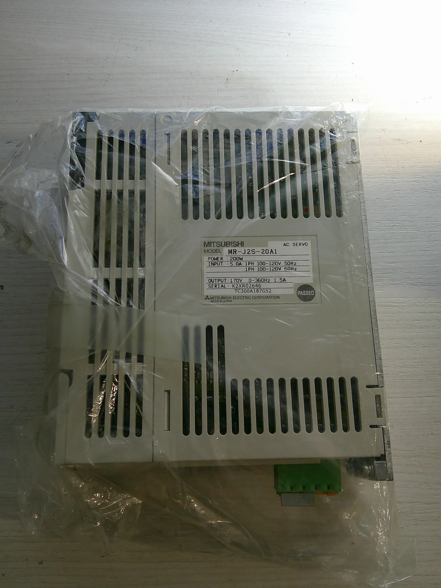 USED MITSUBISHI MR-J2S-20A1