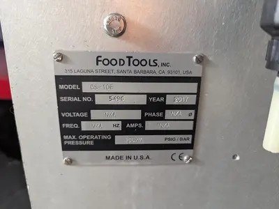 Used 2017 FOODTOOLS, INC. CS-10E Slicers / Dicers / Cutters British Columbia CA | Steep Hill Equipment Solutions #1369420