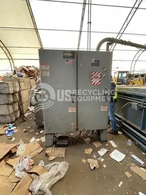 USED MARATHON 2R-450-102-2X100 GALAXY 2 RAM HORIZONTAL BALER