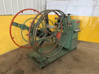 4.7" X .040" BRUDERER MODEL #12120B 19 ROLL PRECISION LEVELER & DOUBLE END UNCOILER: STOCK 13024