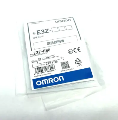 New | in-Stock Omron Retro-reflective Photoelectric Sensor M8, PNP, 4m Red Light Photoelectric Sensors Michigan US | Maverick Industrial Sales #1390926