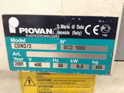 USED PIOVAN CDN2/2-SWITCH