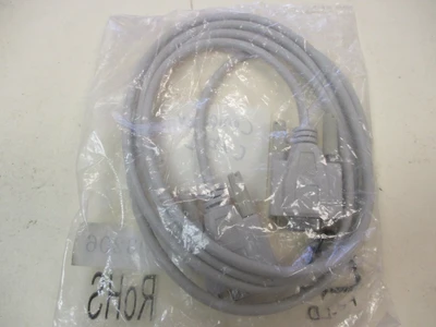 Used 10D1-03206 6 ft DB-9 Male to Same Female Serial Port Extension Cable