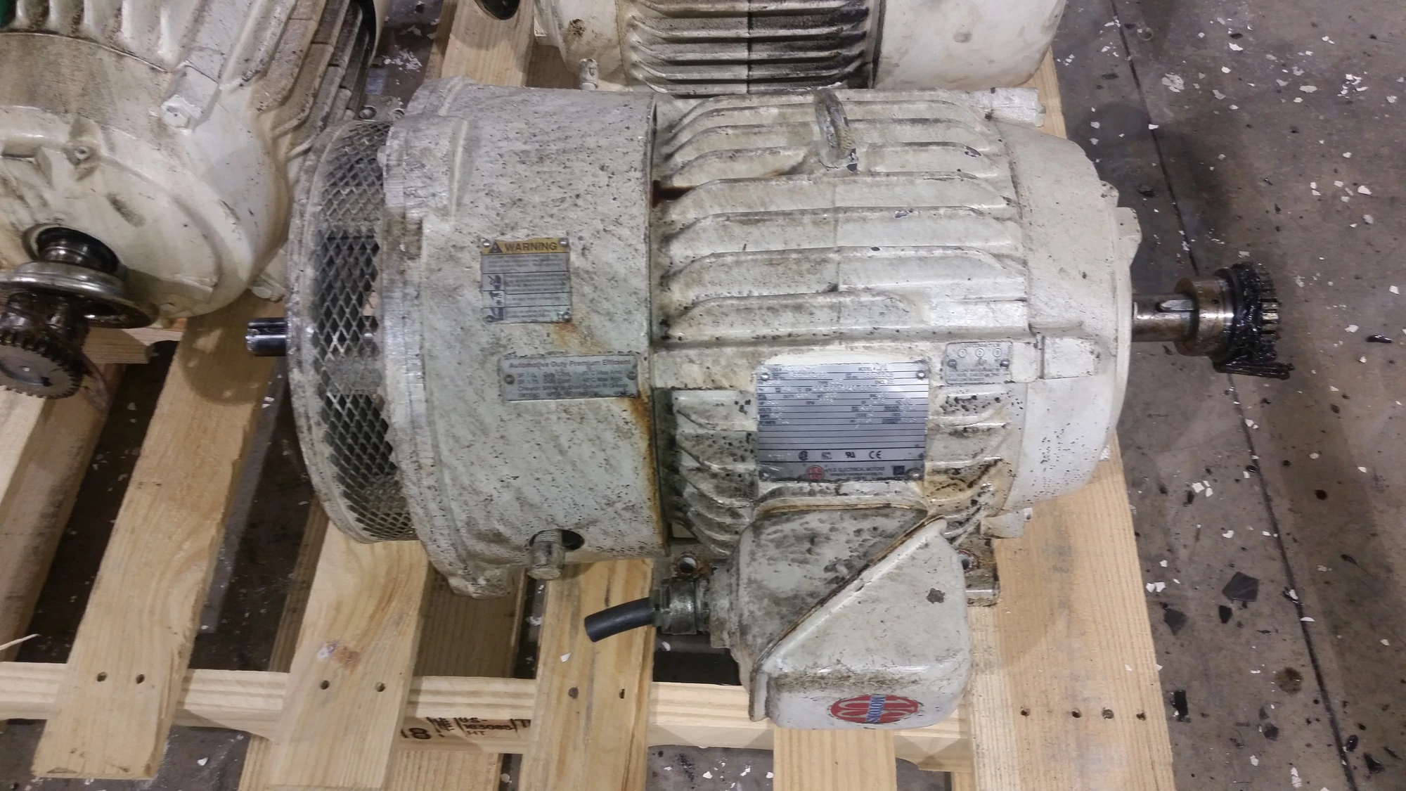 US Motors 3HP; 1185RPM; 460V; Frame: 254U; C12 99016424 001 F
