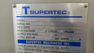 2015 SUPERTEC G20P-50NC Universal Cylindrical Grinders (Equipt) | Mohawk Machinery (8)