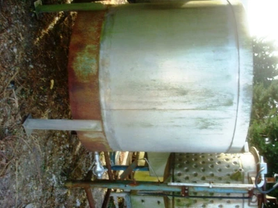 2250L S/S Open Top Tank