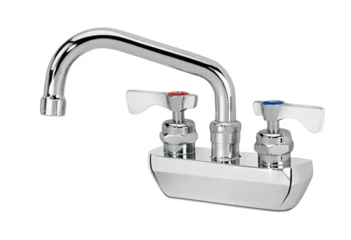 Krowne 14-406L Splash Mount Faucet - 6" Swing Spout, 4" Centers