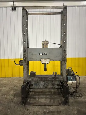 150 TON CAPACITY OTC SLIDING BED HYDRAULIC H-FRAME PRESS: STOCK #23492