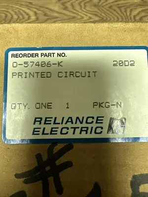 New | in-Stock RELIANCE ELECTRIC 0-57406-K Industrial Controls | Surplus Asset Holdings #1221605