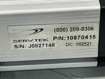 USED SERVTEK 10870415