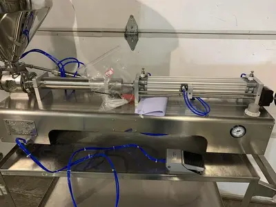DEMO 120ML Table Top Pneumatic Piston Filler Model DGF-B