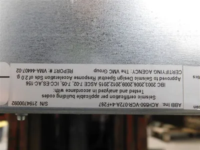 USED ABB ACH550-VCR-072A-4+F267
