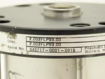 Parker 2.002FLP93.00 Pneumatic Air Cylinder 2" Bore 3" Stroke 145 PSI