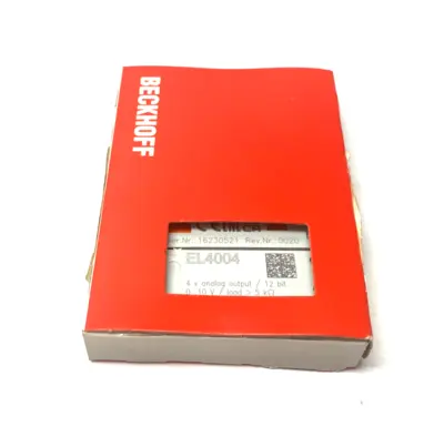 NEW BECKHOFF ETHERCAT 4-CHANNEL ANALOG OUTPUT TERMINAL 12-BIT