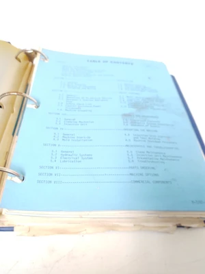 🔥 VAN DORN Machine Operation & Maintenance Manual 500H-RS-60-F 1000