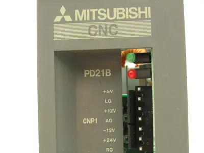 Mitsubishi Meldas PD21B CNC Slot Rack Power Supply Module Type PD21