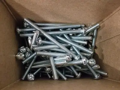 6-32 x 2 Round Combination Machine Screw (Box of 100)