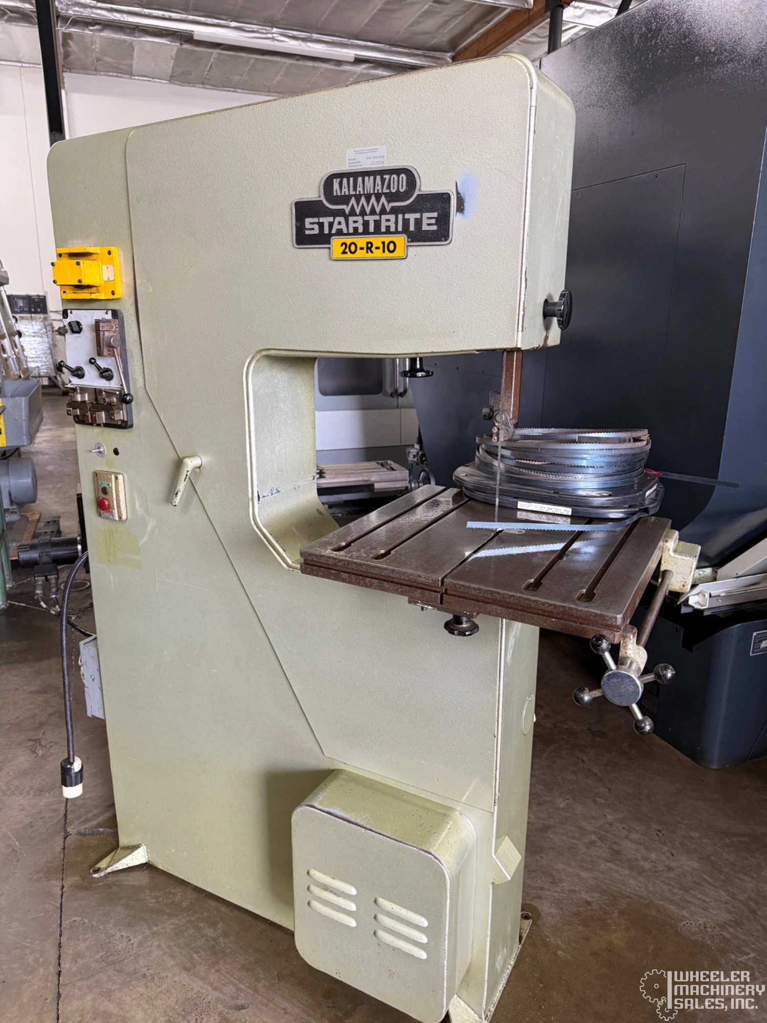 Kalamazoo Startrite 20-R-10 Vertical Bandsaw 20" Throat #7718 #2
