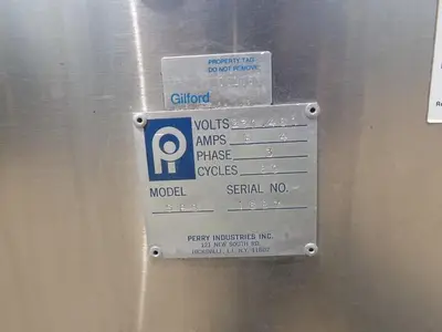 USED M&O PERRY SPS VACUUM STOPPERING MACHINE