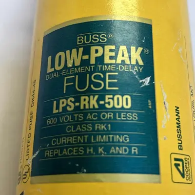 Used BUSSMANN LPS-RK-500 Miscellaneous Equipment (Electrical & Power) Ohio US | Surplus Asset Holdings #1235262