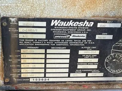 USED WAUKESHA F3521GSI