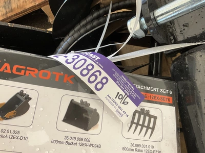 Used AGT 12EX-SET6 MINI EXCAVATOR ATTACHMENT SET Miscellaneous Equipment Michigan US | Miedema Asset Management Group #1406933