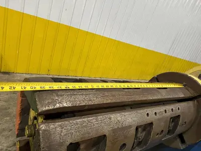 10,000 LB X 36” YODER MOTORIZED UNCOILER COIL REEL: STOCK #22950