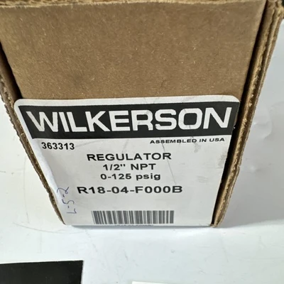 NEW Wilkerson R18-04-F000B
