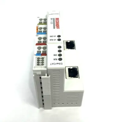 Used Beckhoff EtherCAT Bus Coupler For Standard Bus Terminals PLC Processors Michigan US | Maverick Industrial Sales #1389837