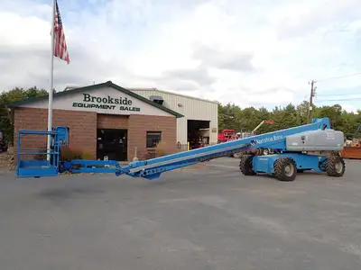 Used 2004 GENIE S105 Telescopic Boom Lifts Massachusetts US | Brookside Equipment Sales #1422142