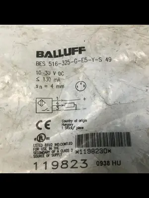NEW BALLUFF BES 516-325-G-E5-Y-S49