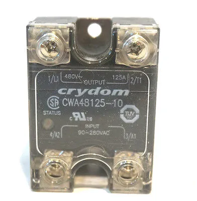NEW CRYDOM CWA48125-10 SOLID STATE PANEL MOUNT RELAY CWA4812510