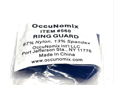 NEW OCCUNOMIX RING GUARD, NYLON/SPANDEX
