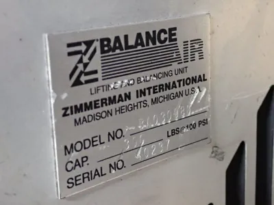 USED Z BALANCE AIR BA030080