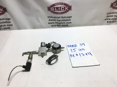 Burkert B10-3-AST Pneumatic Volume Booster with Single Gauge Solenoid Valve