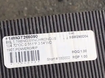 USED GATES 14MGT266090