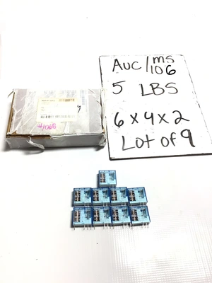 Finder 40.52S Miniature PCB/Plug-In Relay 8A (Lot of 9)