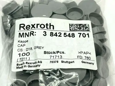 3 842 548 701 | Bosch Rexroth 3842548701 Cubic Connector 30/2 PKG OF 100 - New